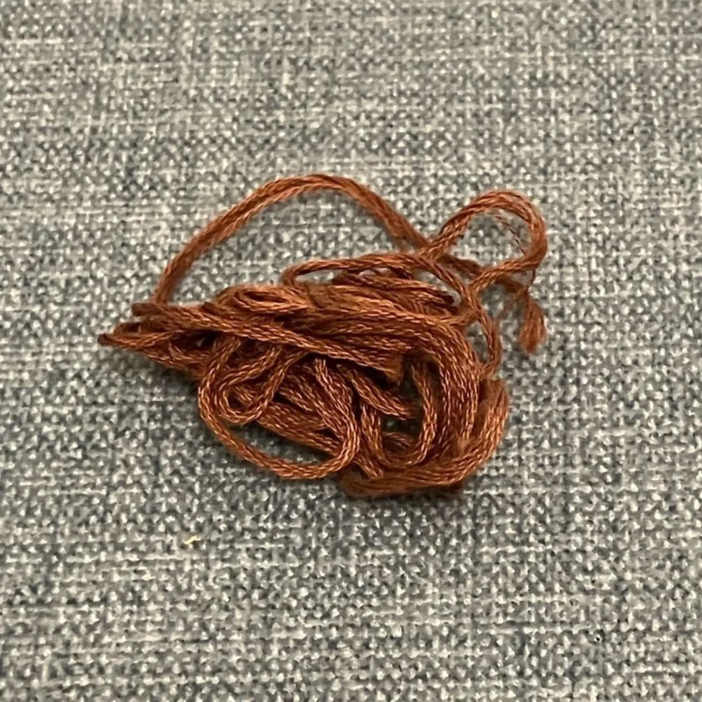 Brown Needlepoint Thread Yarn
